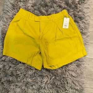 Women’s semi casual shorts, target mustard, green, and color